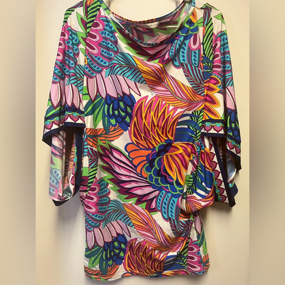 Trina Turk tunic/swim cover